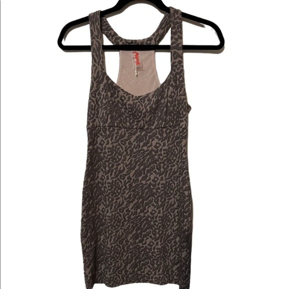 Free People Bodycon Jacquard Short Sleeve Dress Size XS